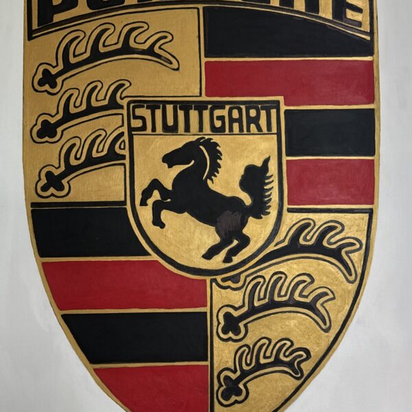 Porsche Emblem 30x40 Acrylic